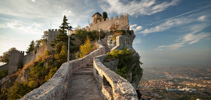 Замок в Сан-Марино