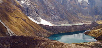 Высокогорное озеро в Перу