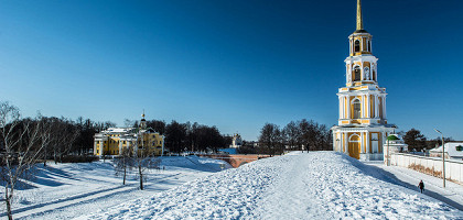 Зимняя дорога к Рязанскому Кремлю, Рязань