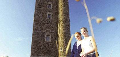 Башня Scrabo в Ирландии