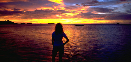 Закат на побережье, Гренада
