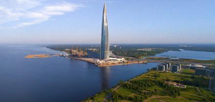 Лахта-центр в Санкт-Петербурге