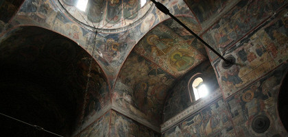 Фрески древней церки Господарского двора в Куртя-де-Арджеш
