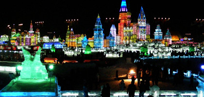 Фестиваль снежных скульптур в Чанчуне