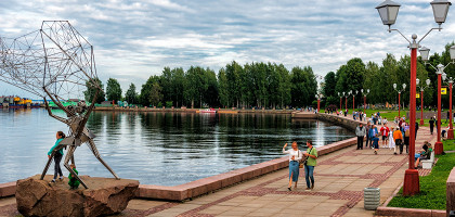 Онежская набережная, Петрозаводск, Карелия