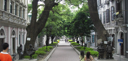 Бульвар на острове Шамянь, Гуанчжоу