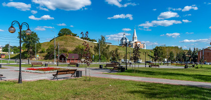 Площадь в историческом центре Серпухова