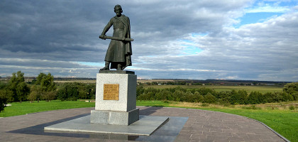 Памятник Дмитрию Донскому в селе Монастырщино, Куликово поле
