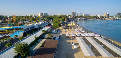 Вид с воздуха на курорт Анапа