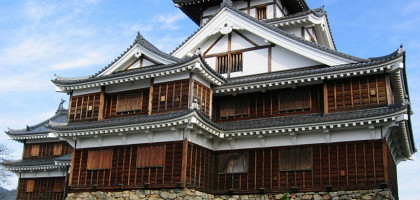 Замок Fukuchiyama в Киото