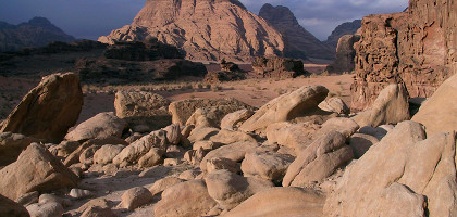 Виды пустыни Вади Рам, Иордания