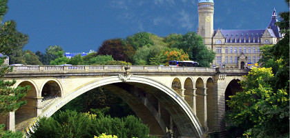 Мост Адольфа в городе Люксембурге