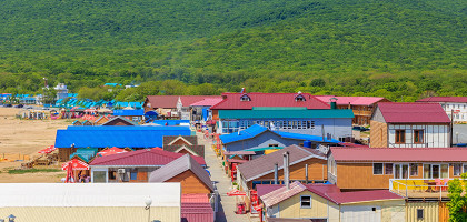 Пляж Шамора, бухта Лазурная