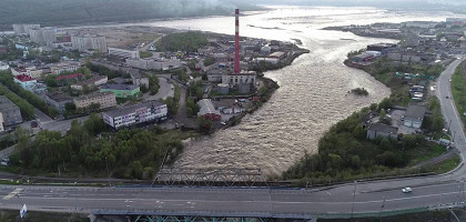 Мост через реку Кола, Мурманская область