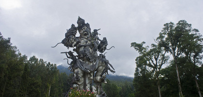 Ботанический сад Бали, статуя