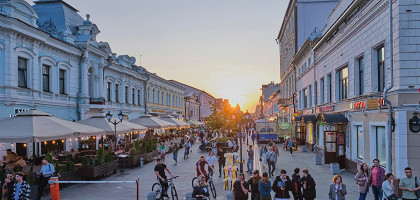 Улица Баумана в Казани