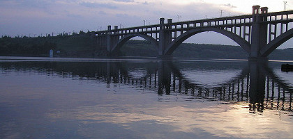 Большой мост Преображенского, Запорожье
