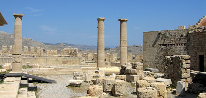 Акрополь в Линдосе, Греция
