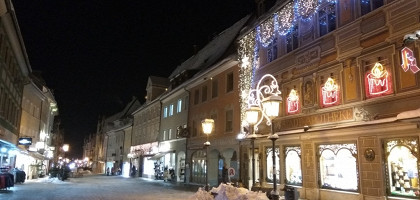 Украшенные улицы Фюссена, Германия