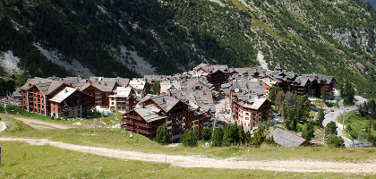 Лез-Арк, Франция, пейзаж летом