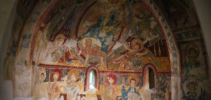 Внутри церкви Sant Miquel d’Engolasters, Эскальдес