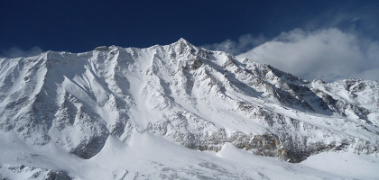 Вид на Манаслу в Непале