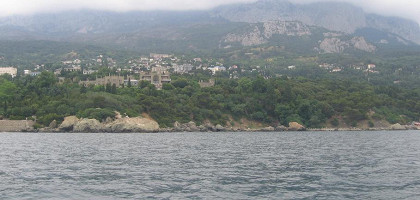 Панорама Воронцовского дворца, Алупка