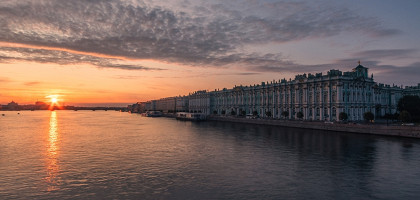 Закат в Петербурге