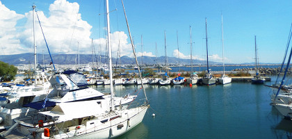Лодки в порту Пирея, Греция