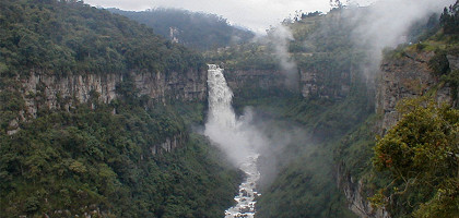 Водопад Текендама