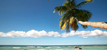 Голубое небо, Силуэт, Сейшельские острова