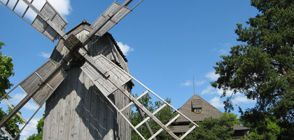 Деревянная Мельница, Скансен, Стокгольм