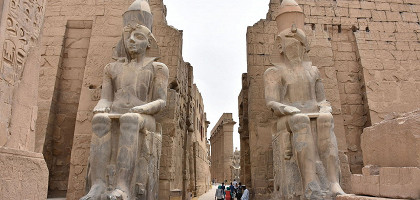 Вход в храм Амон Ра, Луксор