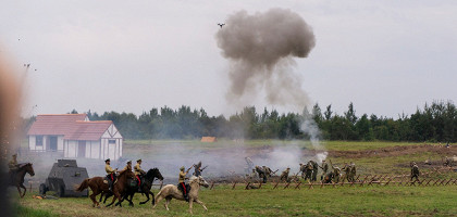 Реконструкция битвы при Гумбиннене 1914 года, Лермонтово