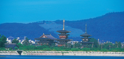 Храм Yakushiji в Наре