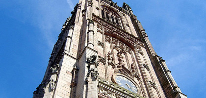 Башня Кафедрального собора Дерби
