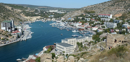 Вид на Балаклавскую бухту, Севастополь, Крым