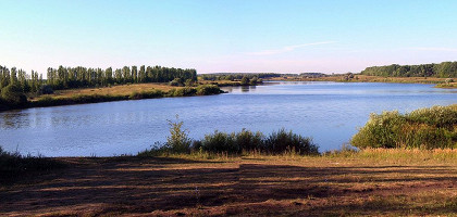Каменная степь, искусственное озеро