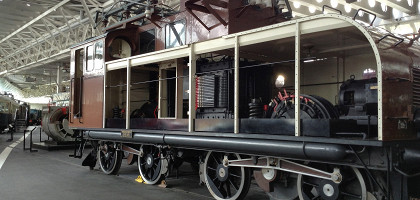 Музей транспорта Швейцарии, старинный электровоз