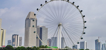 Колеcо обозрения в Сингапуре