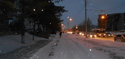 Уфа зимой, Республика Башкортостан