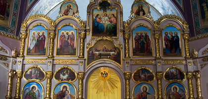 Роспись внутри Вознесенского монастыря, Сызрань