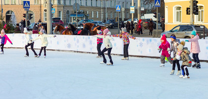 Каток в Петрозаводске, Карелия
