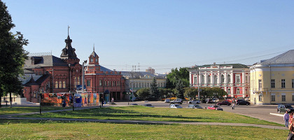 Владимир, исторический центр города - Соборная площадь