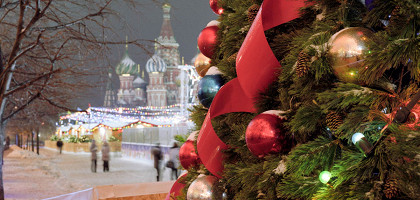 Новый год на Красной площади в Москве