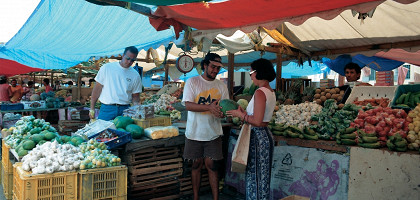 Плавучий рынок в Кюрасао