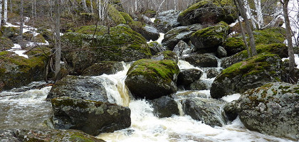 Водопады над ручьем Могак, Республика Башкортостан