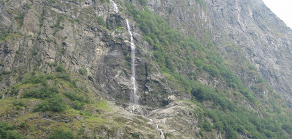 Водопад в Гудвангене, Норвегия