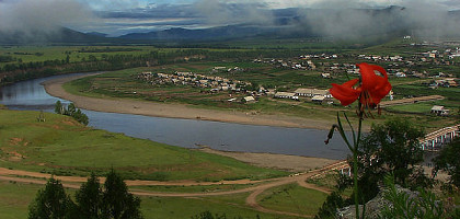 Село Михайловка в Бурятии, Сибирь