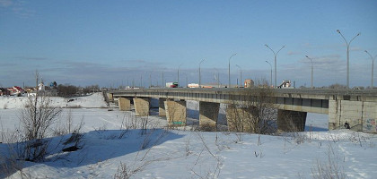 Мост Александра Невского в Пскове